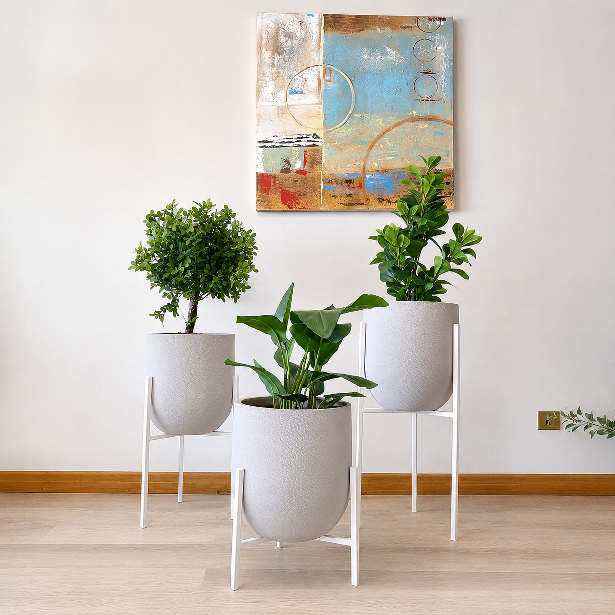 Trío Pedestal + Maceteros - Imagen 3
